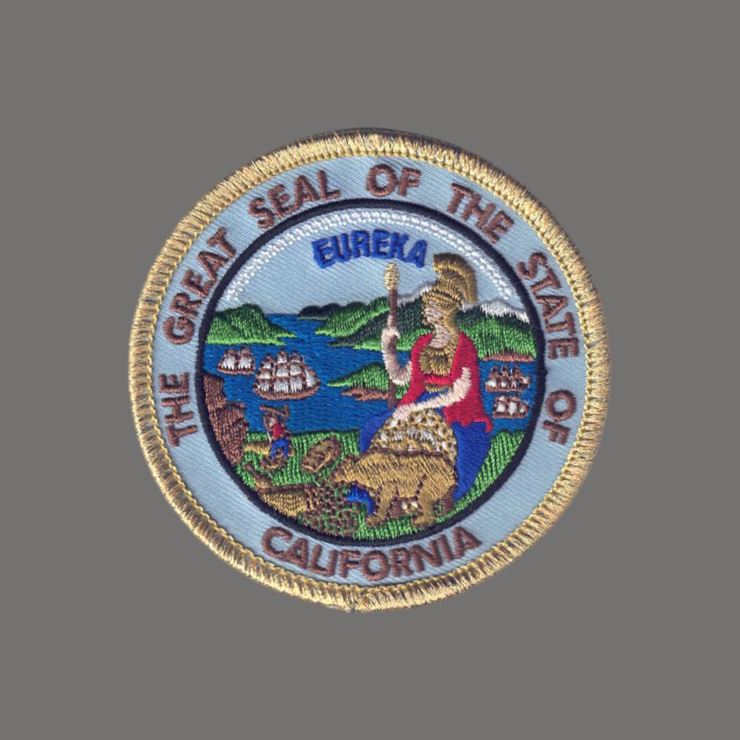 CALIFORNIA CA State Seal Souvenir Patch  -1239