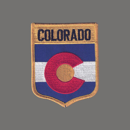 COLORADO LG Flag Shield Patch - 1252