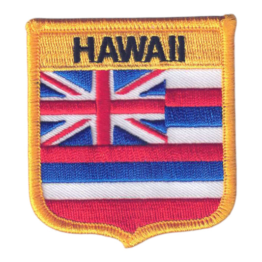 HAWAII Med Flag Shield Souvenir Patch - 1555