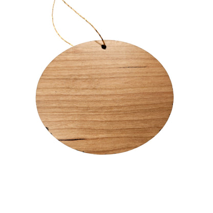 Mammoth Mountain Ornament Wood Souvenir - 15125