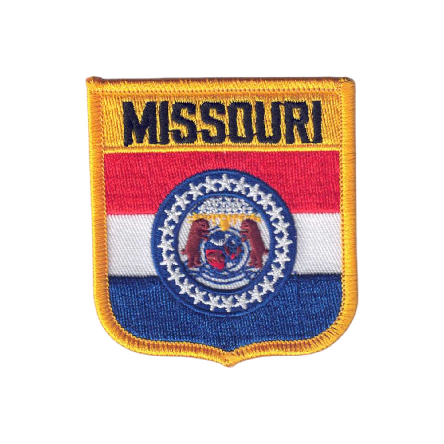 MISSOURI Med Flag Shield Souvenir Patch - 2255