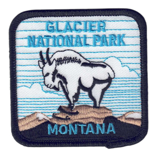 GLACIER National Park Souvenir Patch- 2348