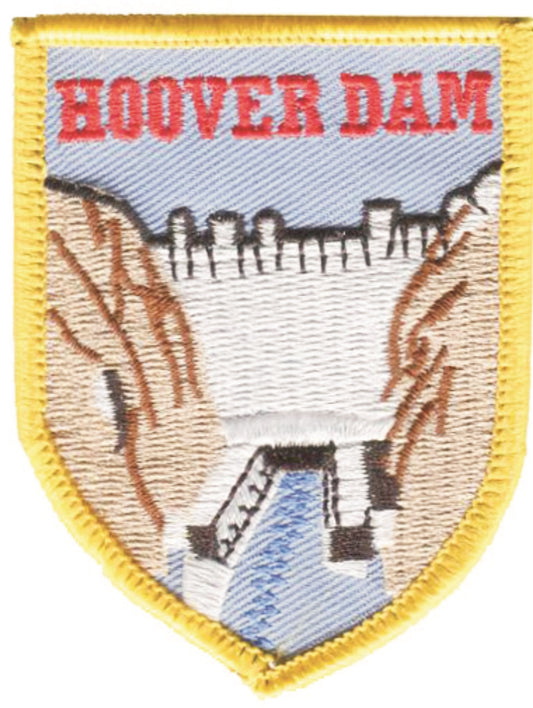 HOOVER DAM shield souvenir embroidered patch