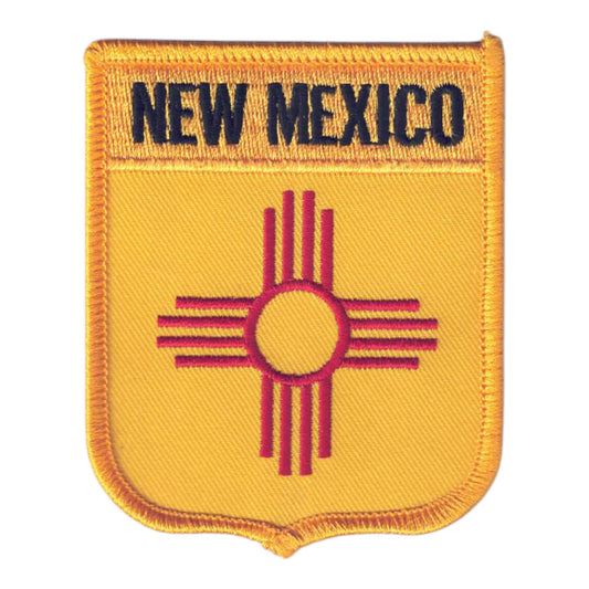 NEW MEXICO LG Flag Shield Patch - 2552