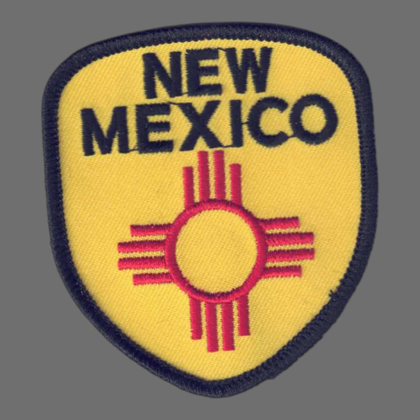 NEW MEXICO Zia Flag Shield  Patch - 2553