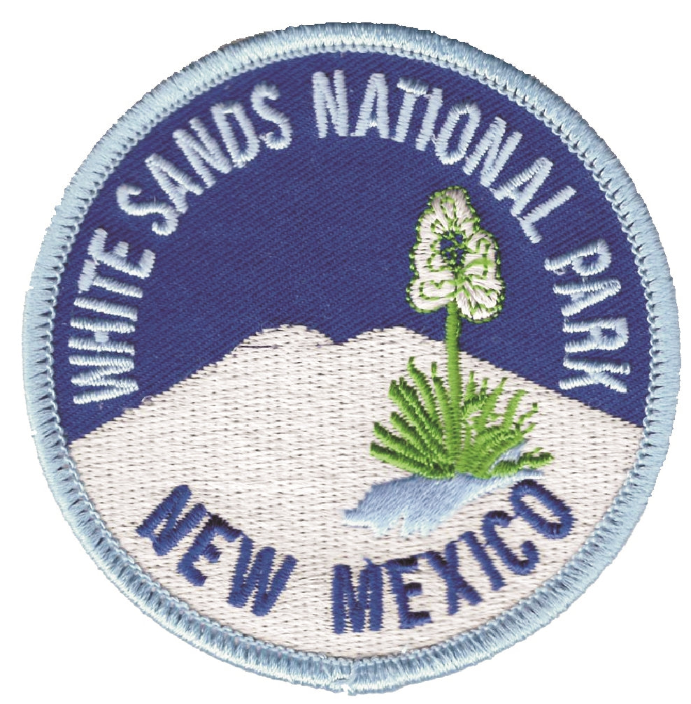 WHITE SANDS NATIONAL PARK souvenir embroidered patch