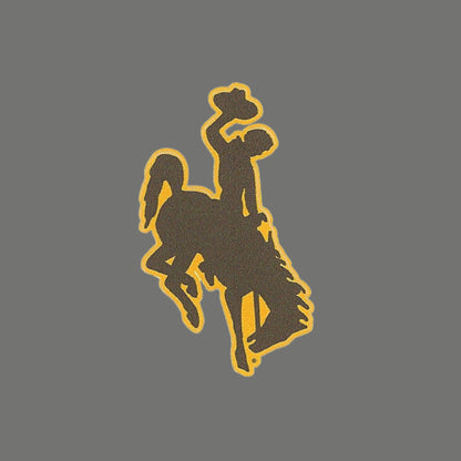 Wyoming Decal – WY Bucking Horse Sticker - Travel Sticker – Souvenir Travel Gift Wyoming Steamboat Horse Cowboy