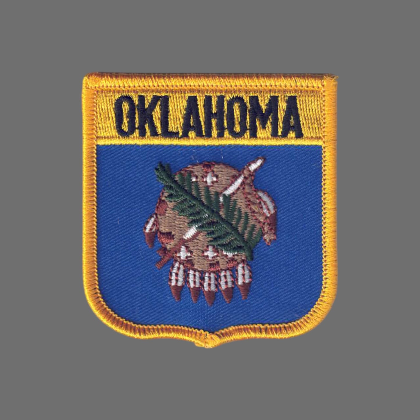 OKLAHOMA Med Flag Shield Patch - 2805