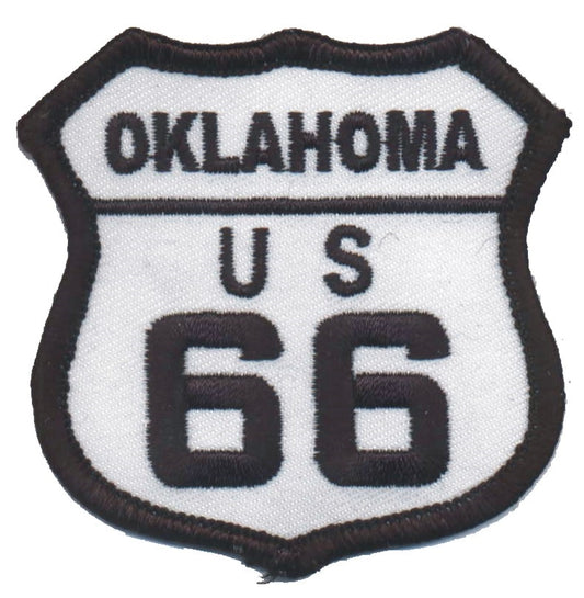 OKLAHOMA US 66 souvenir embroidered patch, OK, Route 66