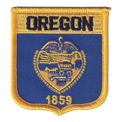 OREGON Med Flag Shield Patch - 2855