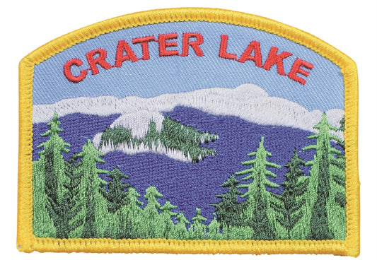 CRATER LAKE souvenir embroidered patch