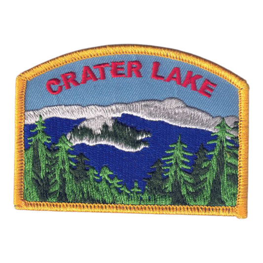 CRATER LAKE OR Souvenir Patch - 2875