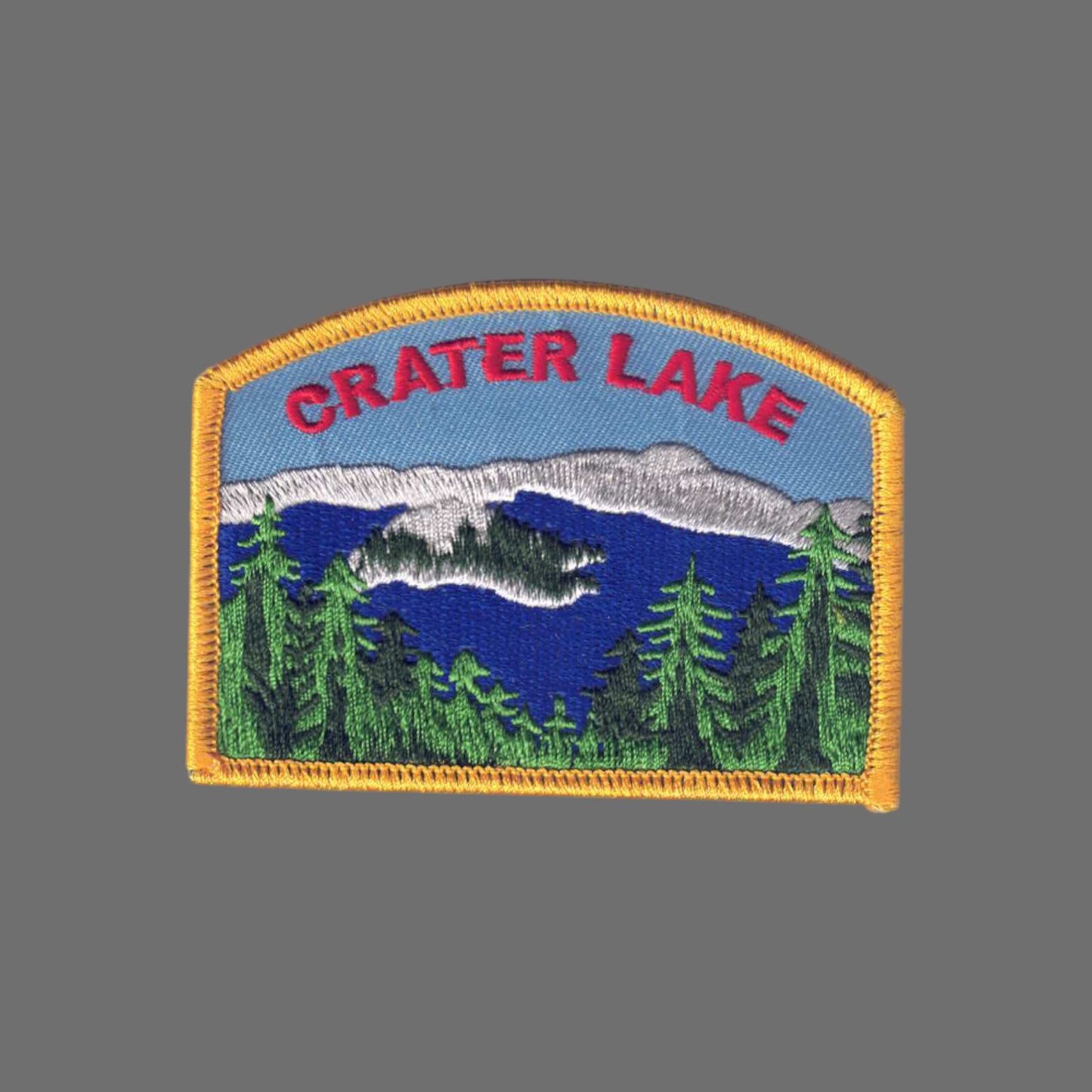 CRATER LAKE OR Souvenir Patch - 2875