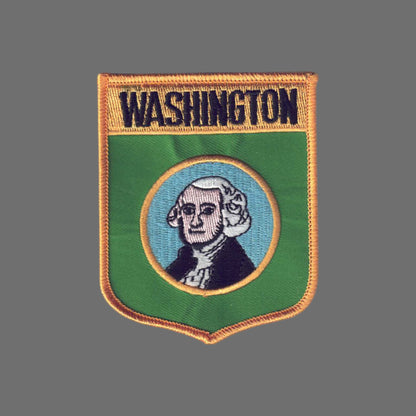 WASHINGTON LG Flag Shield Patch - 3352