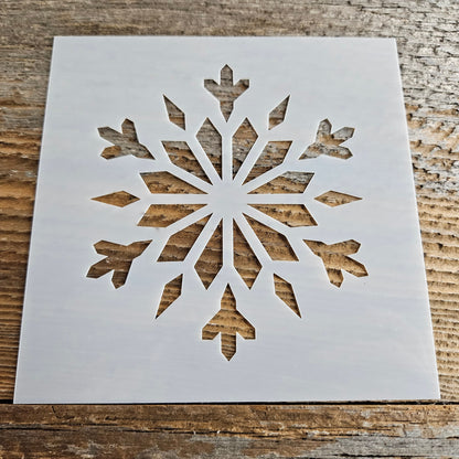 Snowflake Stencil Reusable Cookie Decorating Craft Painting Windows Signs Mylar Many Sizes Christmas Winter Snowflake