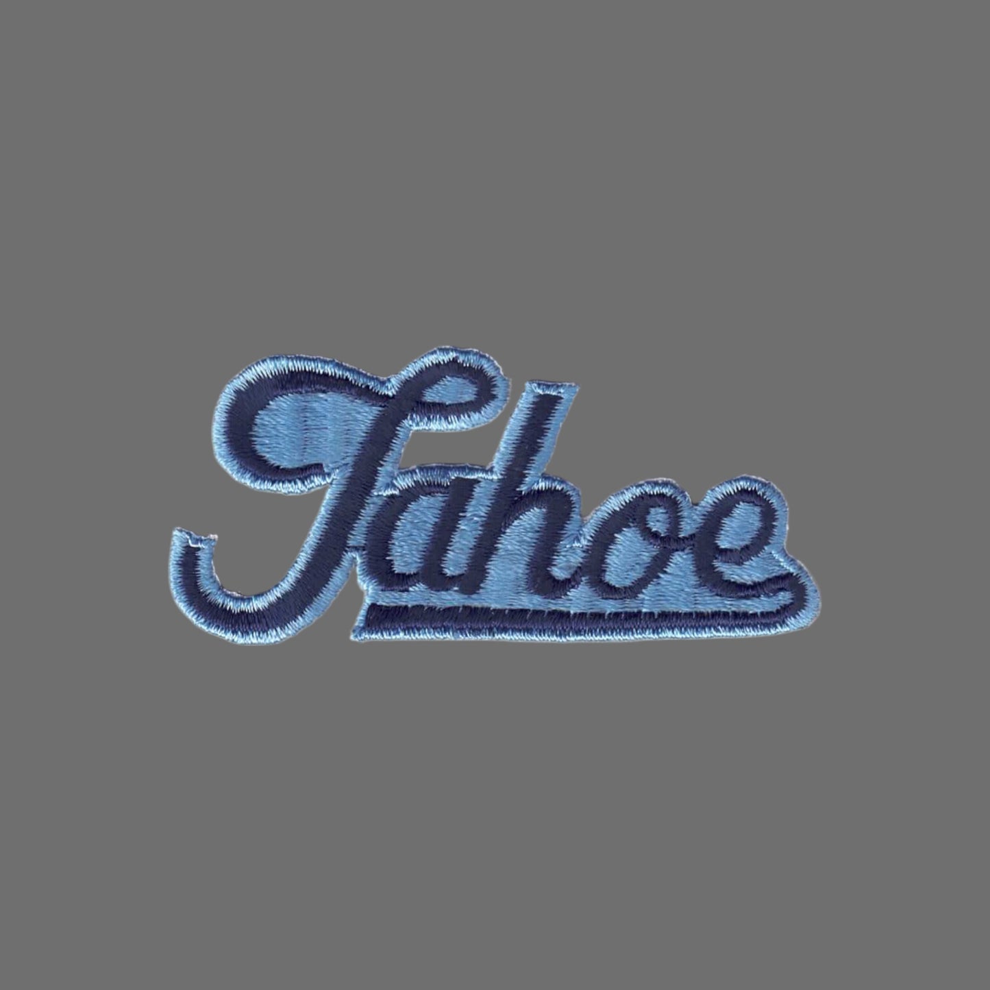 Vintage Tahoe Script Blue Patch - 4203-08/05