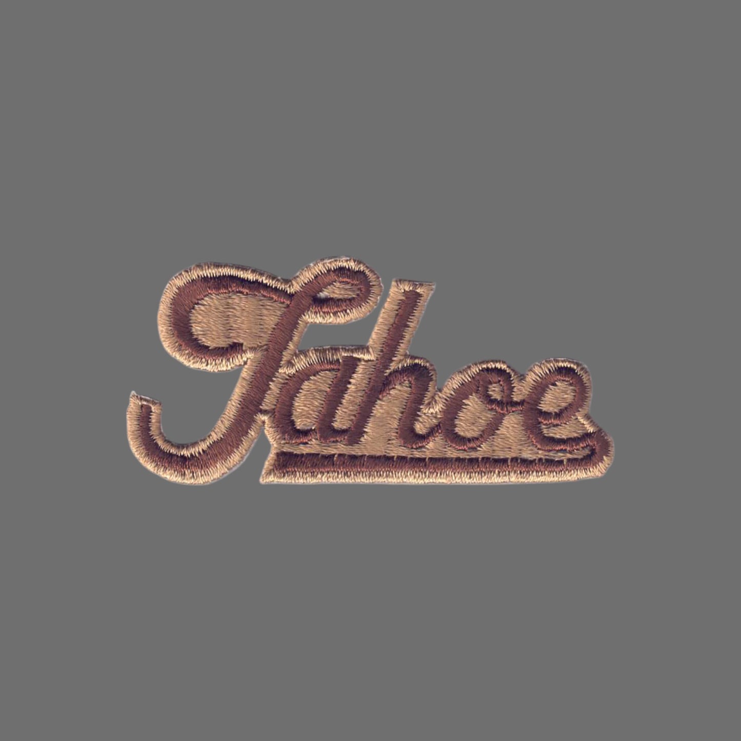 Vintage Tahoe Script Patch Browns - 4203-17/60