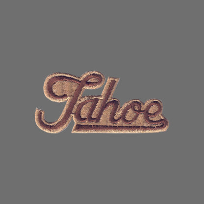 Vintage Tahoe Script Patch Browns - 4203-17/60