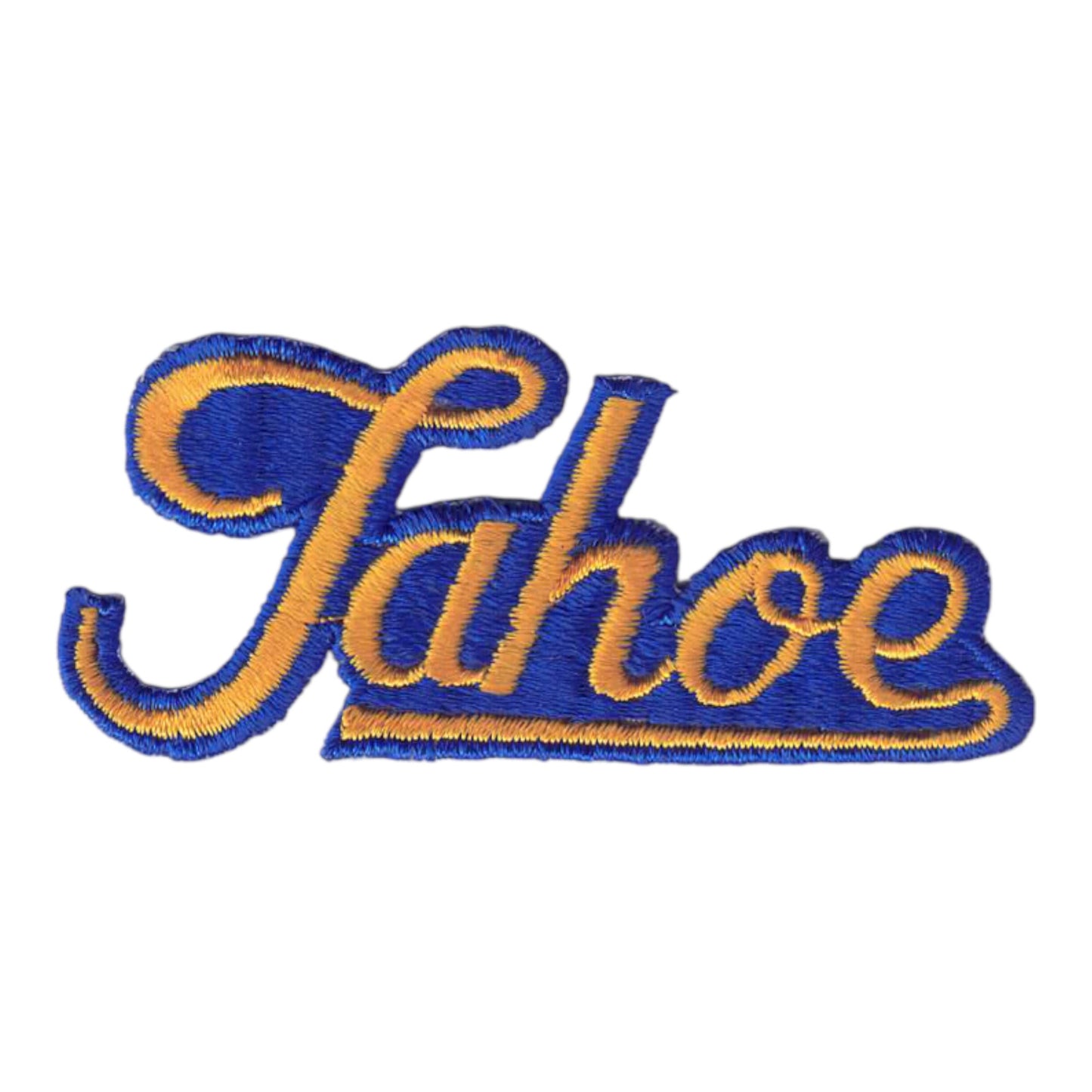 Vintage Tahoe Script Patch Yellow - 4203-21/11