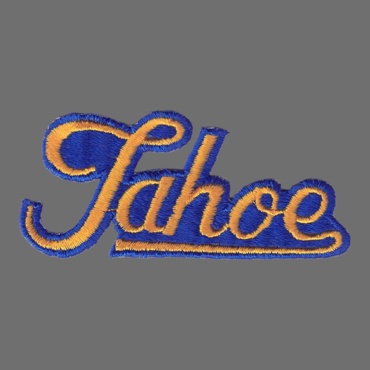 Vintage Tahoe Script Patch Yellow - 4203-21/11