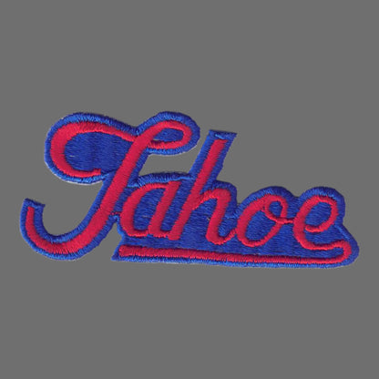 Vintage Tahoe Script Patch Red - 4203-36/11