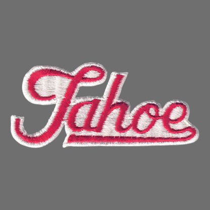 Vintage Tahoe Script Patch Red - 4203-36/39