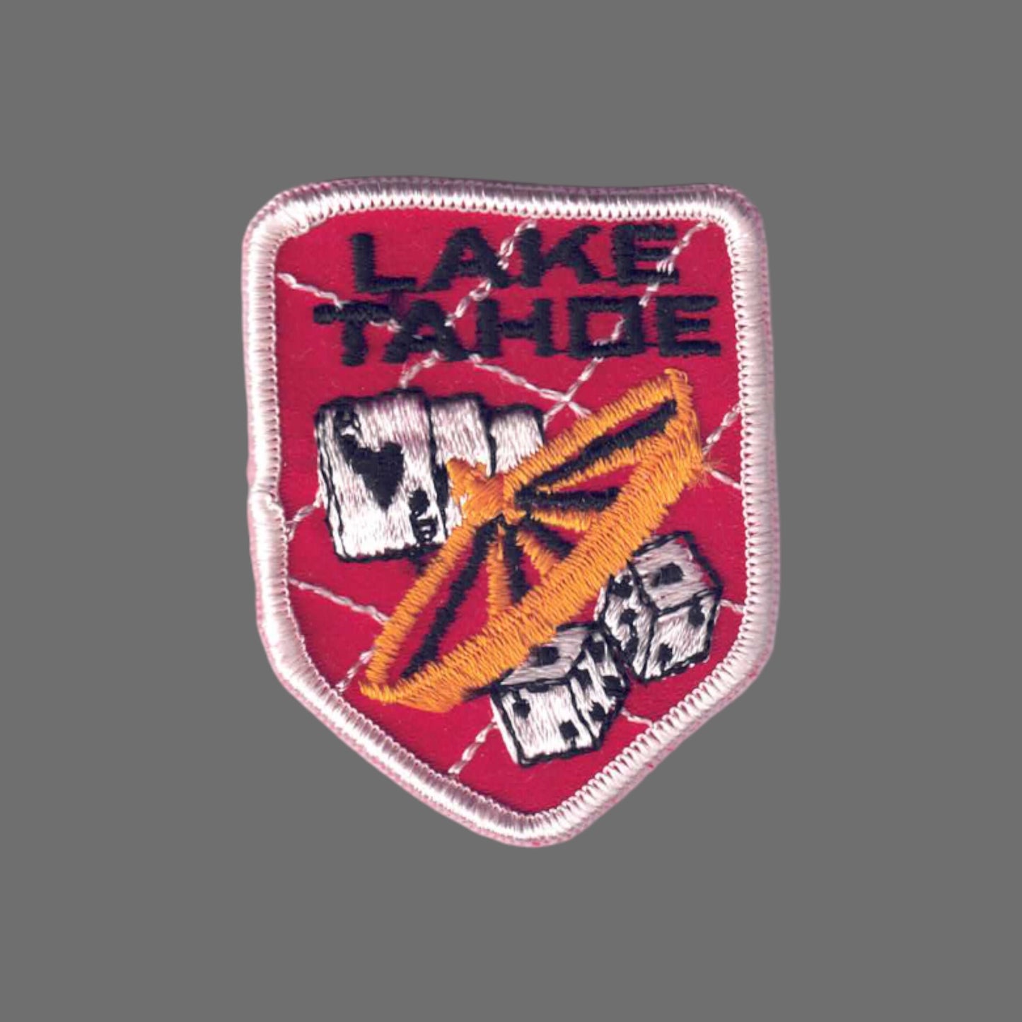 Vintage LAKE TAHOE Roulette Patch - 4244