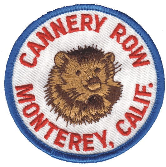 4451 - MONTEREY - CANNERY ROW sea otter souvenir embroidered patch