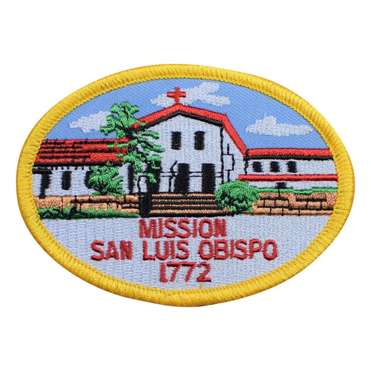 MISSION SAN LUIS OBISPO 1772 souvenir embroidered patch