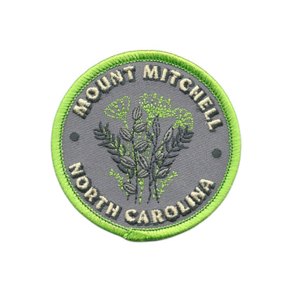 North Carolina Patch – Mount Mitchell NC Travel Patch Souvenir Applique 2.6" Iron On