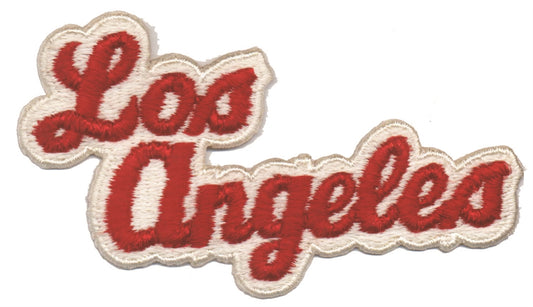 Los Angeles script souvenir embroidered patch