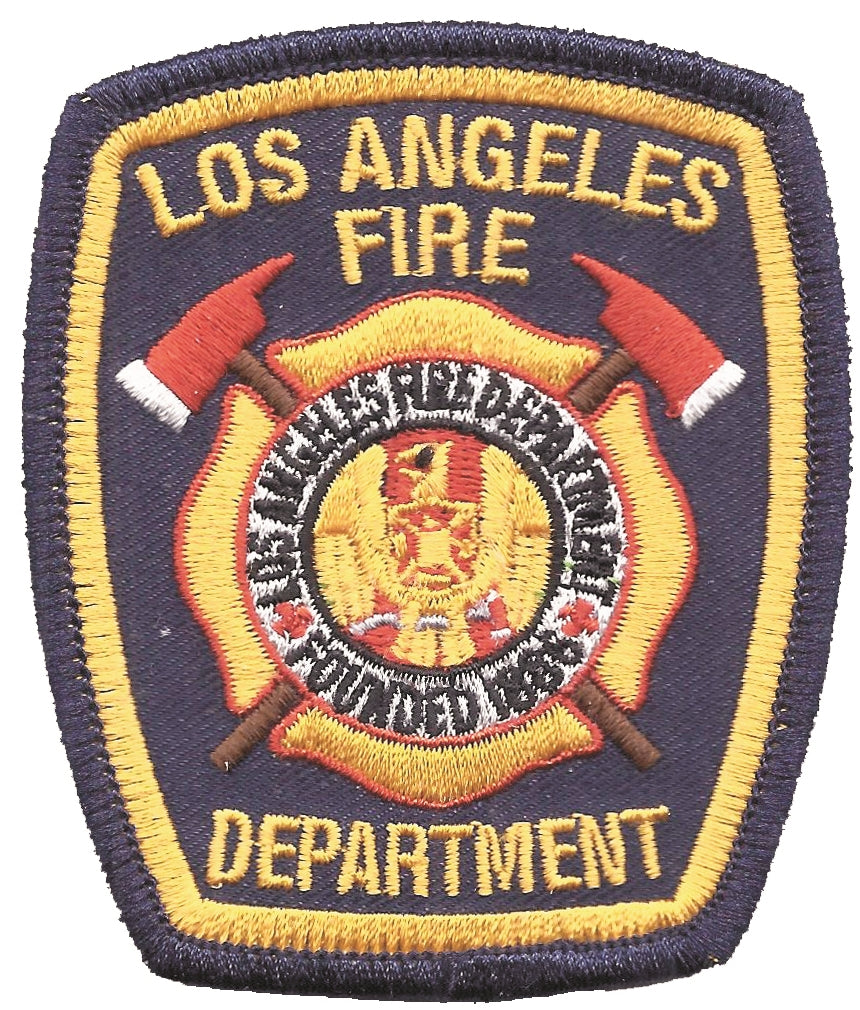 LOS ANGELES FIRE DEPARTMENT souvenir embroidered patch.