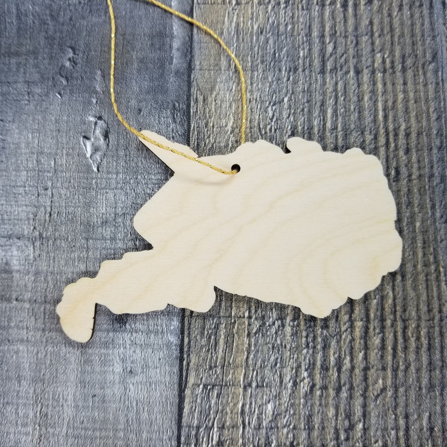 West Virginia Wood Ornament - WV State Shape with State Motto - Handmade Wood Ornament Made in USA Christmas Decor