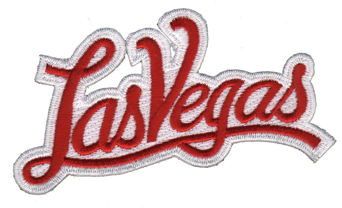 Las Vegas script souvenir embroidered patch