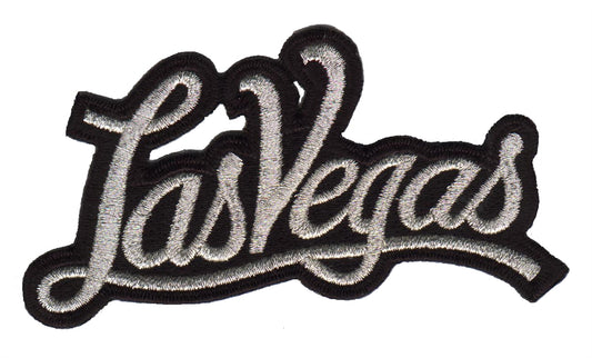 Las Vegas script souvenir embroidered patch