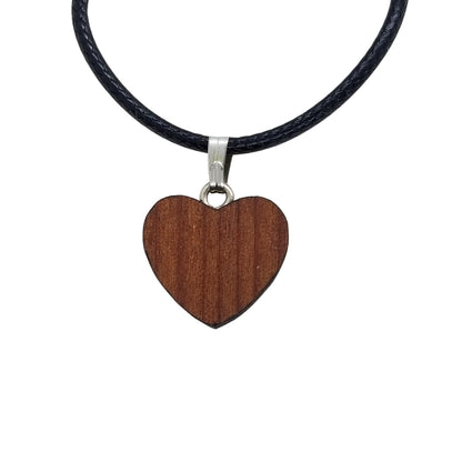 Redwood Heart Necklace Medium - Wood Necklace - California Redwoods - CA Souvenir Keepsake - Gift for Women - Anniversary Gift