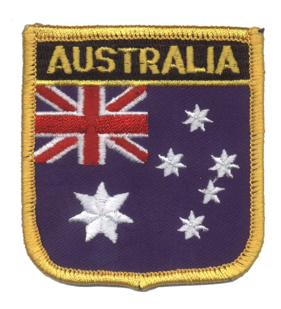 AUSTRALIA medium flag shield souvenir embroidered patch