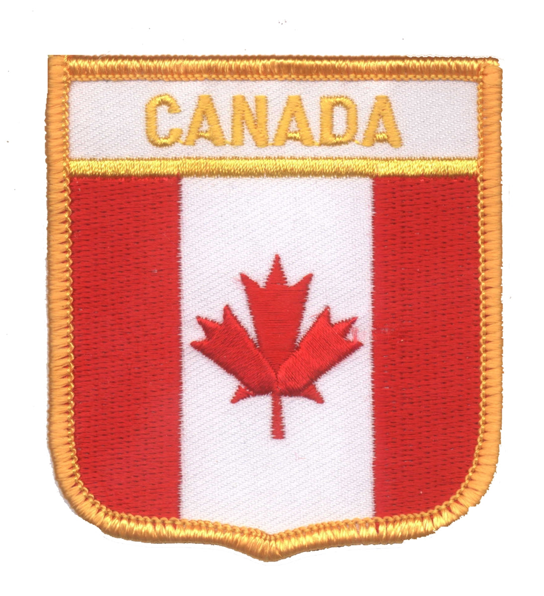 CANADA medium flag shield uniform or souvenir embroidered patch