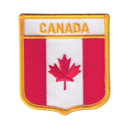 CANADA Country Flag Shield Patch - 6111