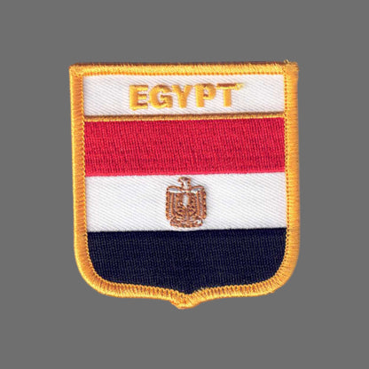 EGYPT Flag Shield Patch - 6201