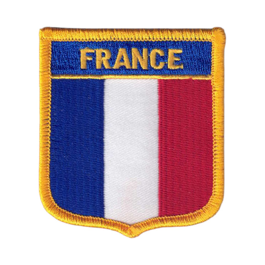 FRANCE Flag Shield Patch - 6261