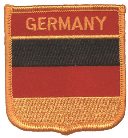 GERMANY medium flag shield souvenir embroidered patch