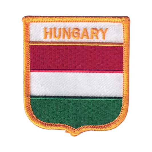 HUNGARY Flag Shield Patch - 6351