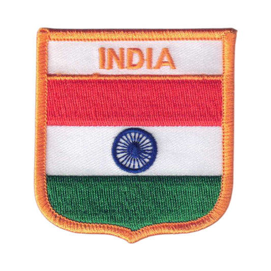 INDIA Flag Shield Patch - 6361