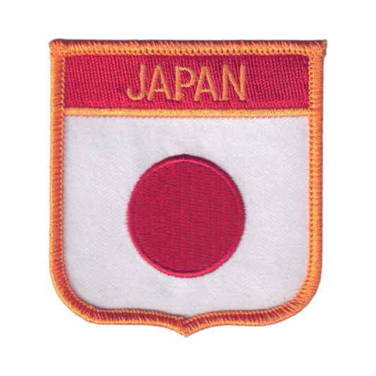 JAPAN Flag Shield Patch - 6441
