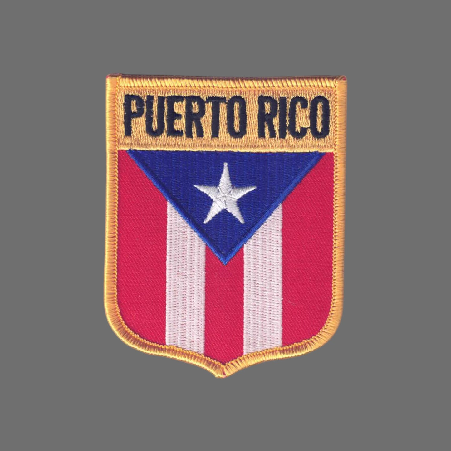 Puerto Rico LG Flag Shield Patch - 6638