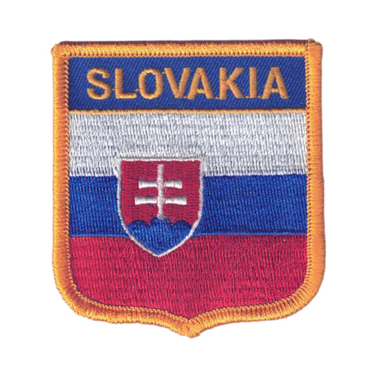 SLOVAKIA Flag Shield Patch - 6676