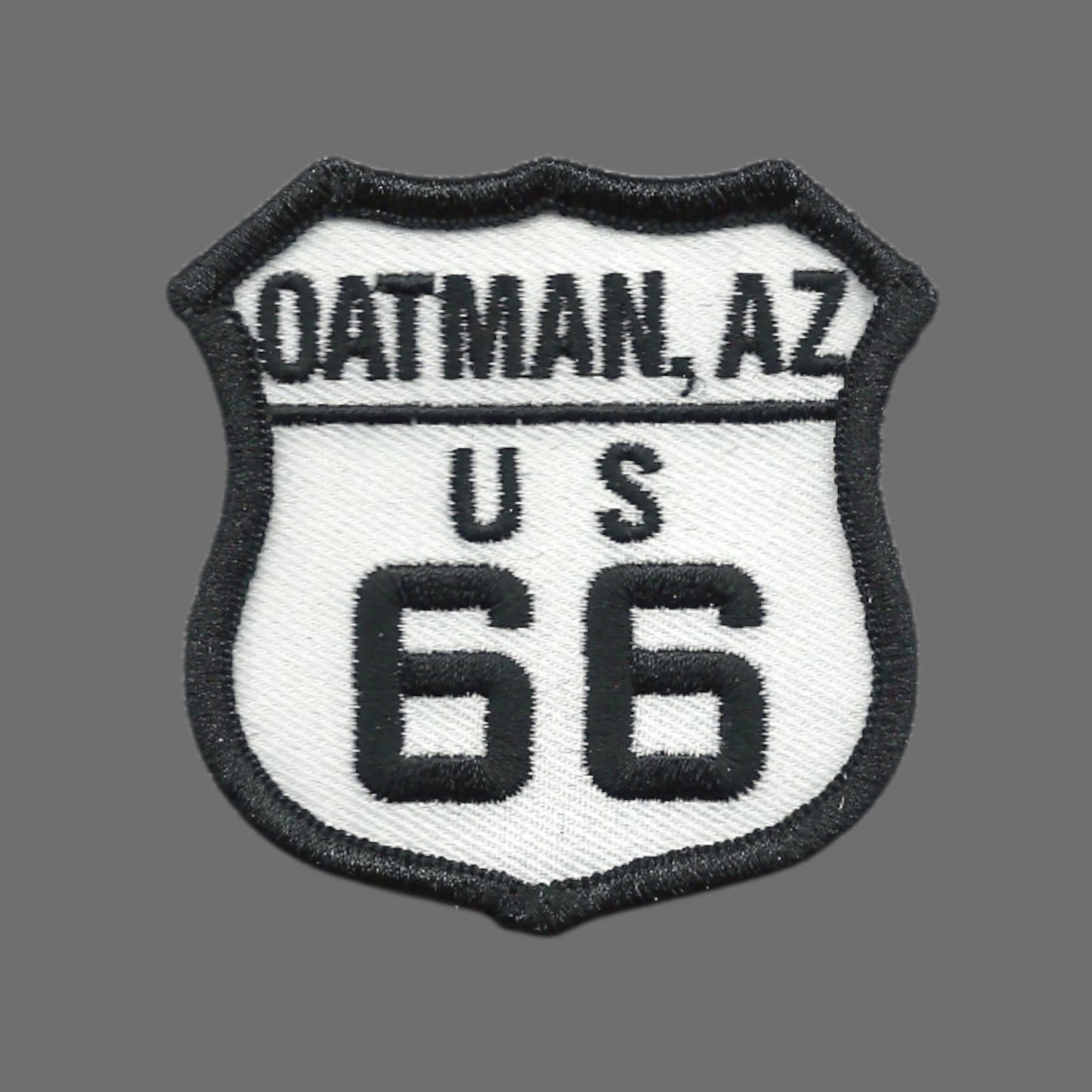 Oatman AZ US 66 Route 66 Souvenir Embroidered Iron On Patch - 66Oatman