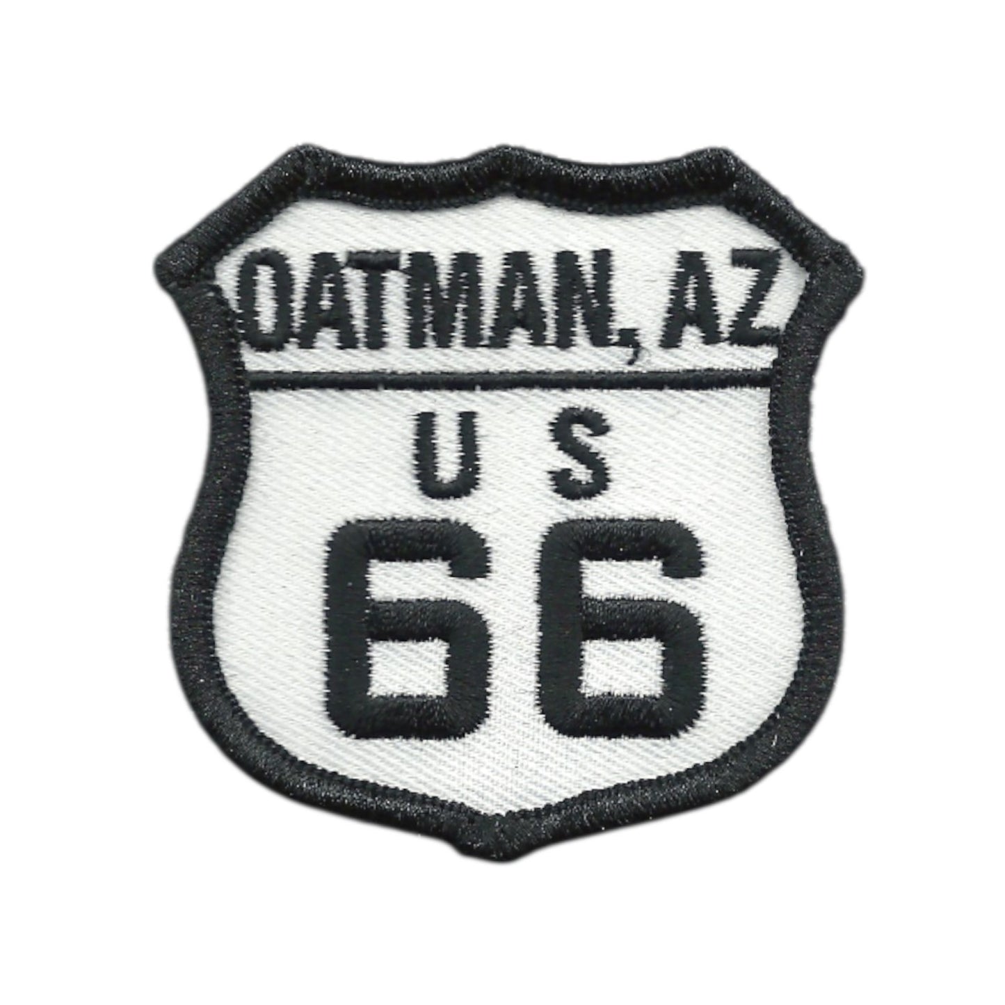Oatman AZ US 66 Route 66 Souvenir Embroidered Iron On Patch - 66Oatman