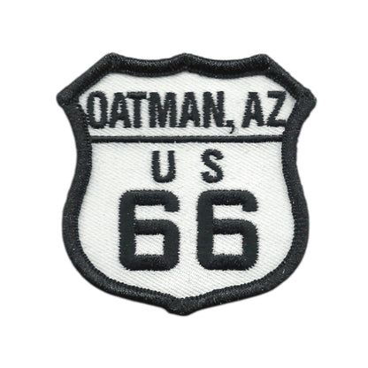 Oatman AZ US 66 Route 66 Souvenir Embroidered Iron On Patch - 66Oatman